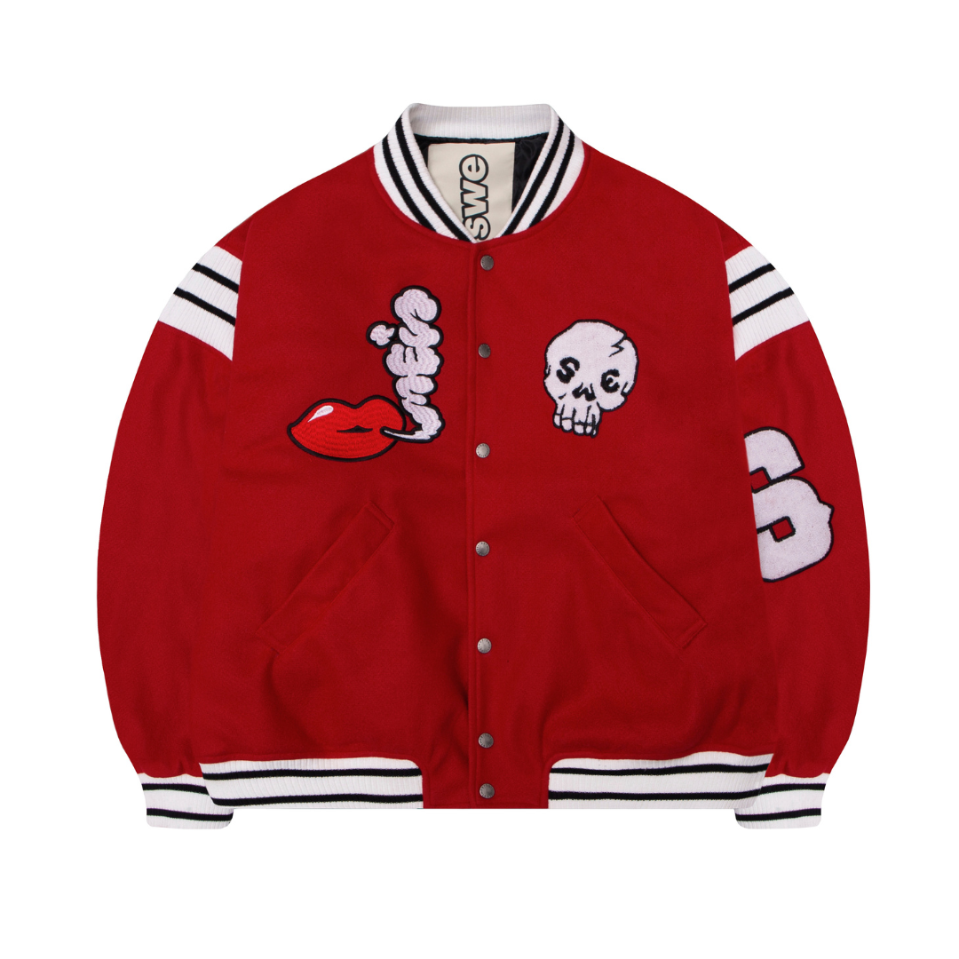 SWE - Áo Bomber nam nữ TIGER VARSITY JACKET vải dày dặn 100% thời trang chính hãng