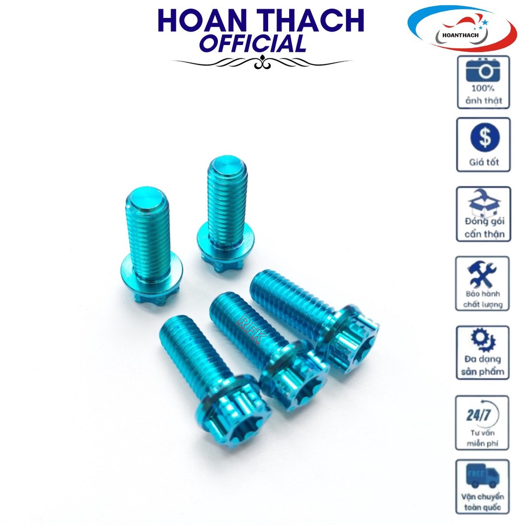 Ốc 8L15 Titan Lục Bảo Đầu Salaya dùng cho nhiều dòng xe SP017507(giá bán 1 con)