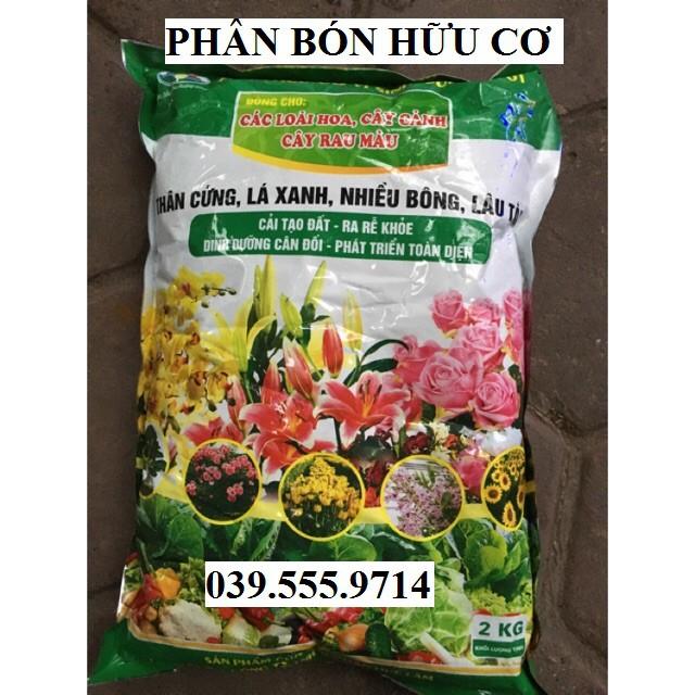 Phân bón hữu cơ vi sinh Quế Lâm - Thân Cứng, Lá Xanh, Nhiều Bông