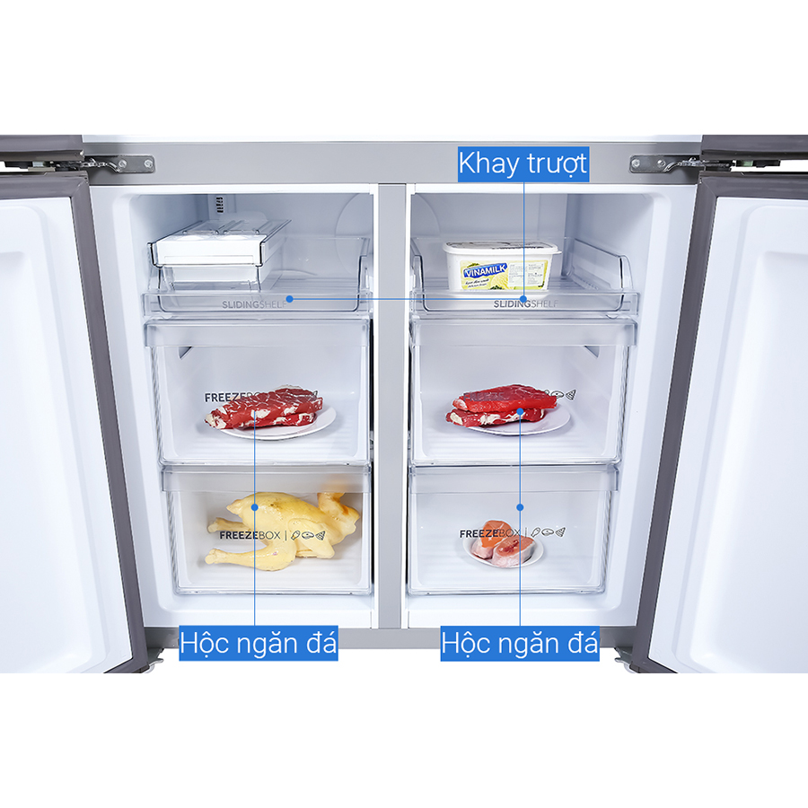 Tủ lạnh Aqua Inverter 549 lít AQR-IG636FM(GB) - Chỉ giao HCM