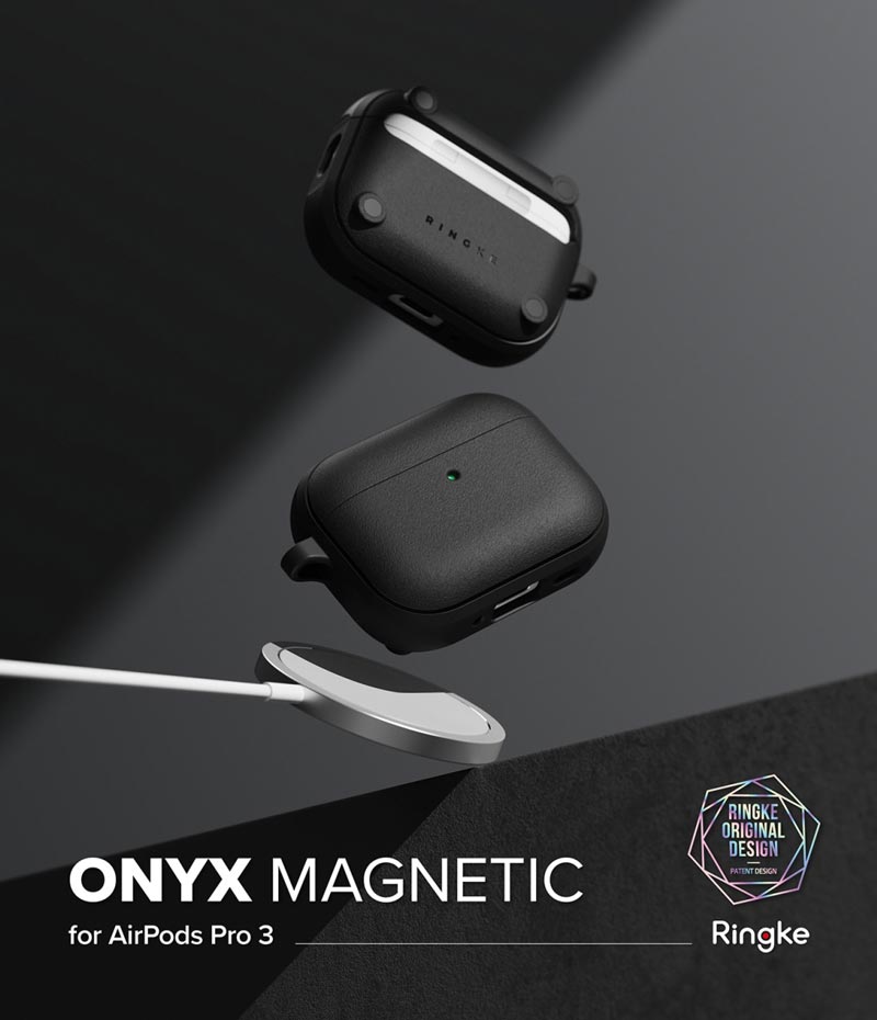 Vỏ ốp cho AirPods Pro 3 RINGKE Onyx Magnetic - Hàng Chính Hãng
