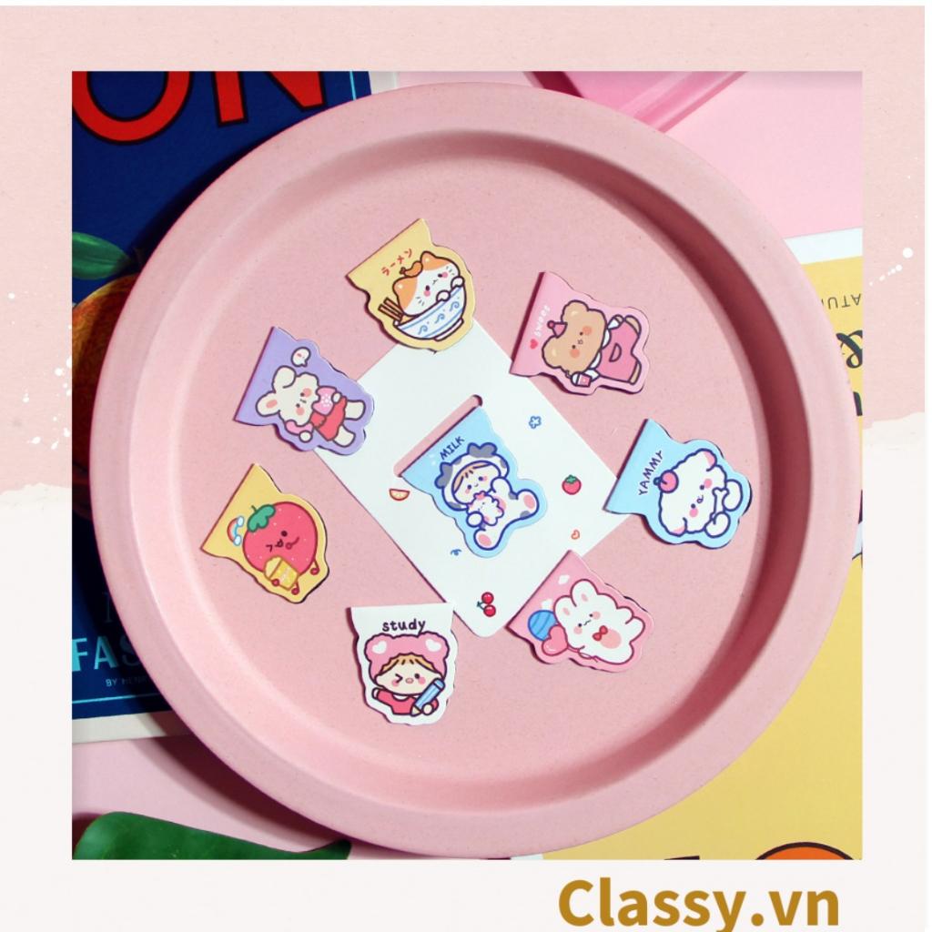 Gương trang điểm cầm tay mini 2 mặt bỏ túi kèm lược, Gương cầm tay mini Hàn Quốc siêu cute, Gương hoạt hình PK569