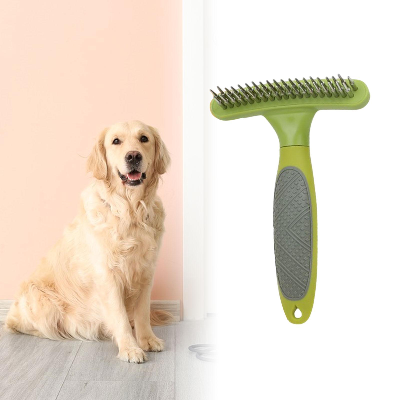 Pets Grooming Brush Green