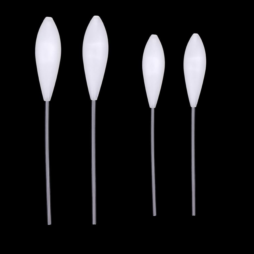 4Pcs Acrylic Fishing Floats Bobbers Set, Fishing Tackle Accessories for Long Distance Casting Lure