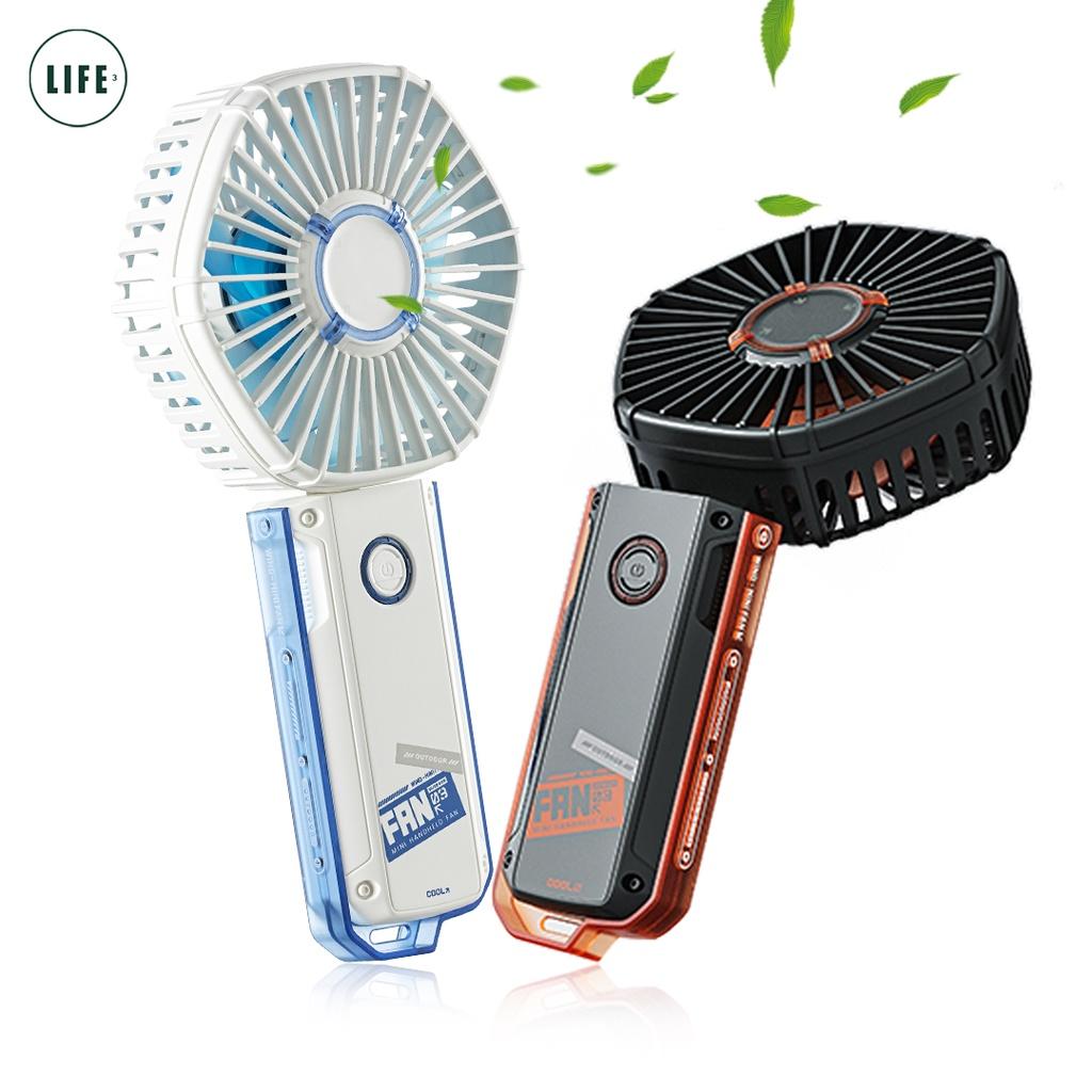 Quạt Mini Cầm Tay 3Life Điều Chỉnh Góc Gió 3 Tốc Độ Có Thể Sạc Lại Tiện Dụng Hàng nhập khẩu