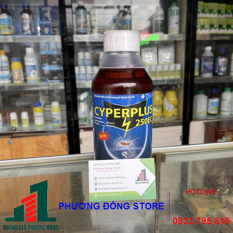 Thuốc diệt muỗi và côn trùng Cyper plus 250EC-1 lít