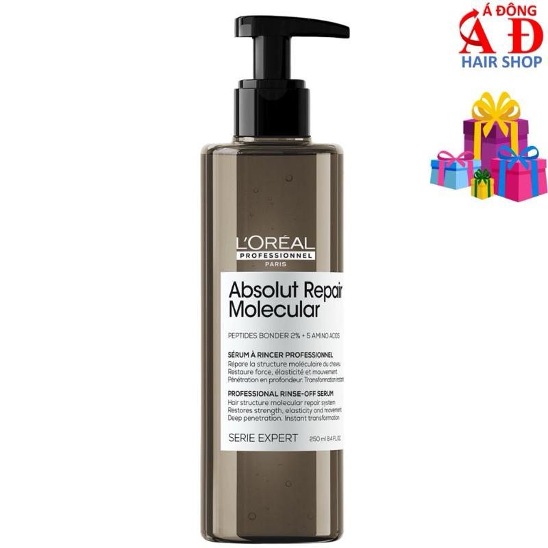 Serum xả tóc Rinse Off L'Oreal ARM Absolute Repair Molecular siêu phục hồi cấp phân tử Peptides 250ml