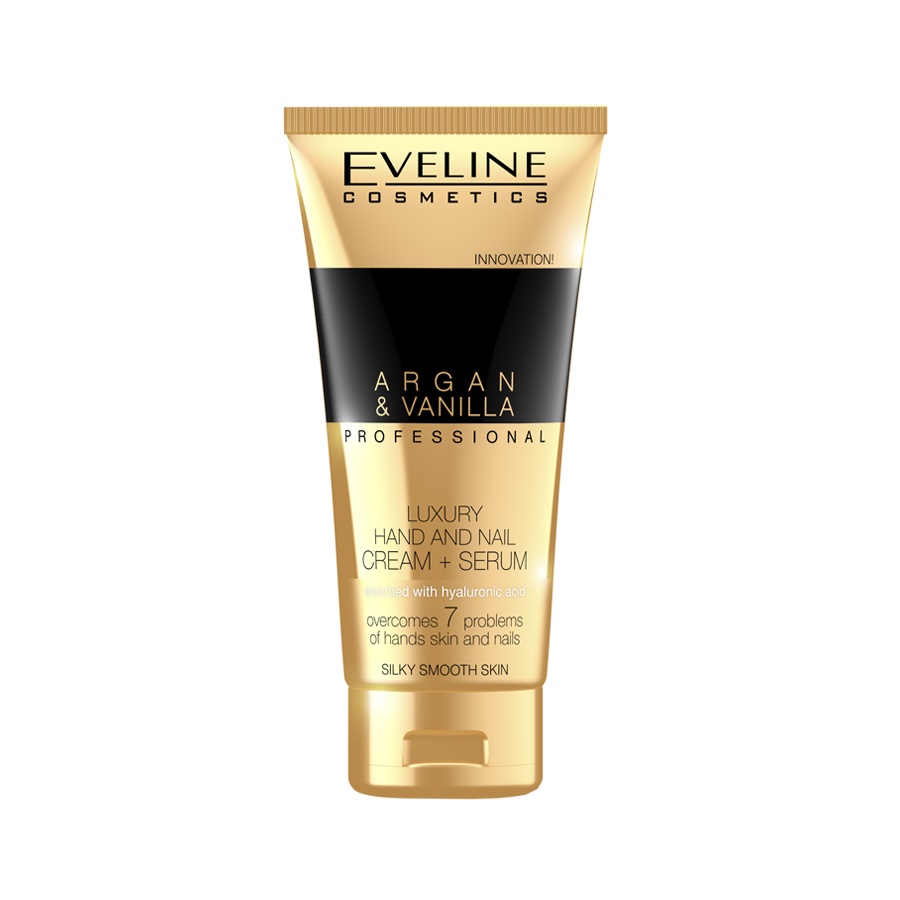 [Tặng kèm mặt nạ Hàn Quốc cao cấp] Kem dưỡng da tay Eveline tinh dầu Argan hương Vanilla 100ml