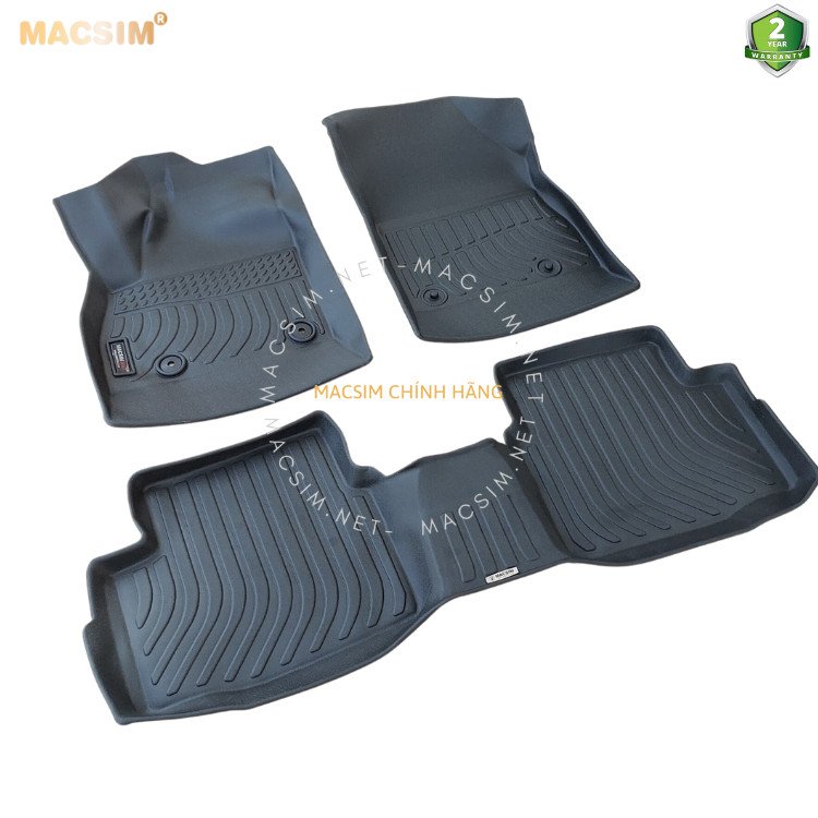 Thảm lót sàn xe ô tô Chevrolet Cruze 2008 - nay (sd) Nhãn hiệu Macsim chất liệu nhựa TPE cao cấp màu đen