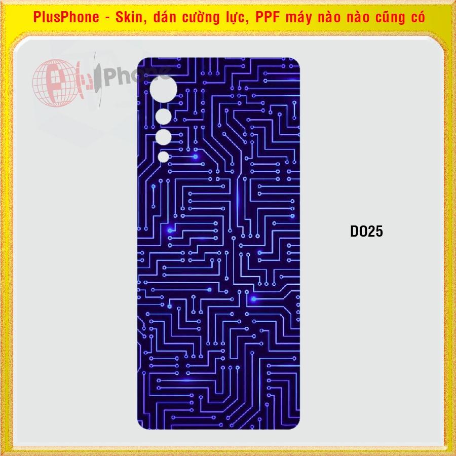 Dán Skin cho điện thoại LG Velvet 5G in hình nhiều mẫu hot, độc lạ