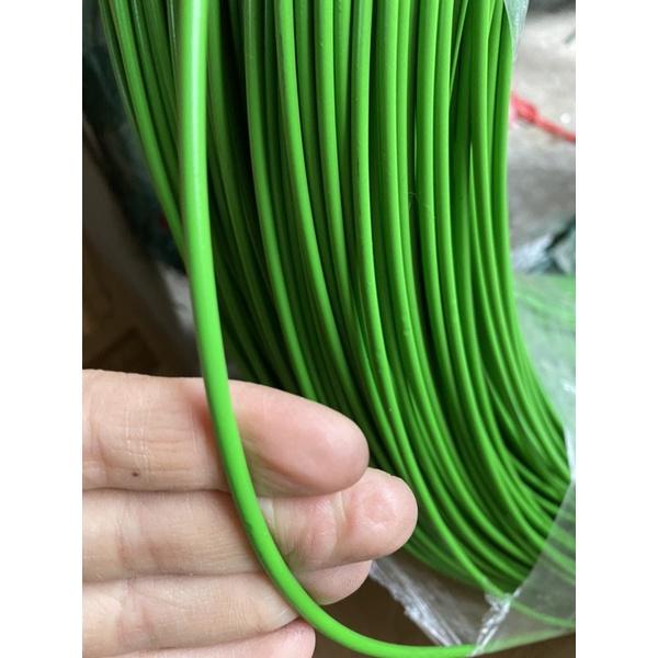 1 Kg dây thép bọc nhựa màu xanh lá không rỉ 3,5 li bền đẹp