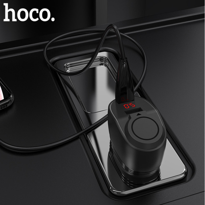 Bộ chia tẩu sạc ô tô, xe hơi nhãn hiệu Hoco Z34 Công suất 96W - Hàng nhập khẩu