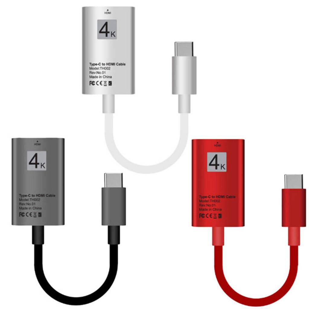 Aluminium USB Type C Male to   1080P  HDTV Convert Cable Adapter