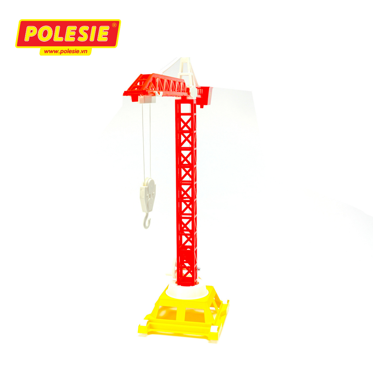 Cần cẩu tháp Số 2 đồ chơi - Polesie Toys - Màu ngẫu nhiên