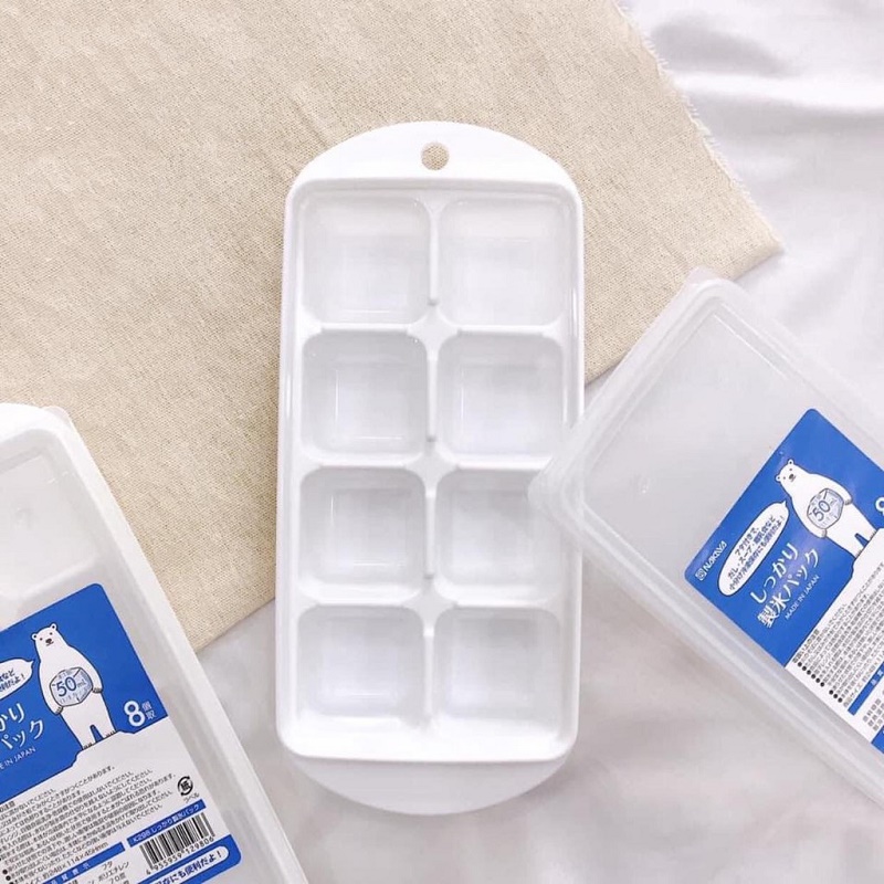 Khay làm đá viên kháng khuẩn, an toàn Nakaya Ice Tray - Hàng nội địa Nhật Bản |#nhập khẩu chính hãng| |#Made in Japan| |#K280|#K281|#K298|