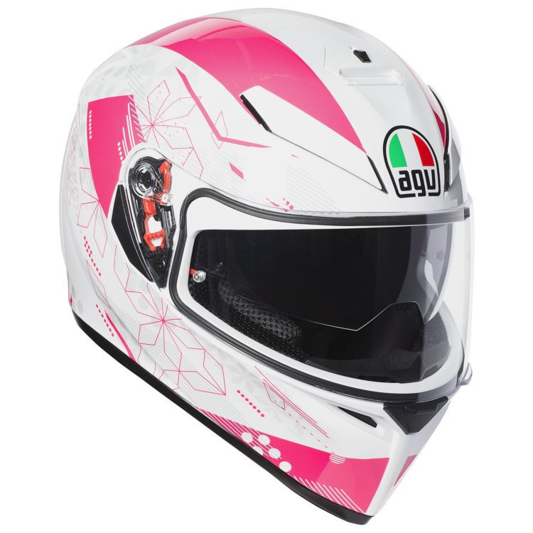 Nón Bảo Hiểm K-3 SV AGV E2205 Multi Asia3 Izumi White/Pink