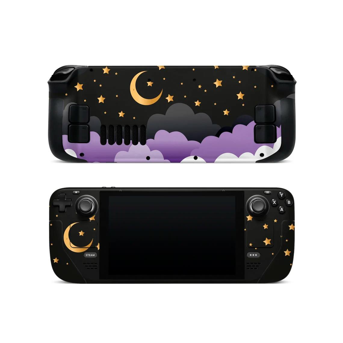 Skin decal dán Steam Deck mẫu Black Moon (dễ dán, đã cắt sẵn chuẩn theo khuôn máy)