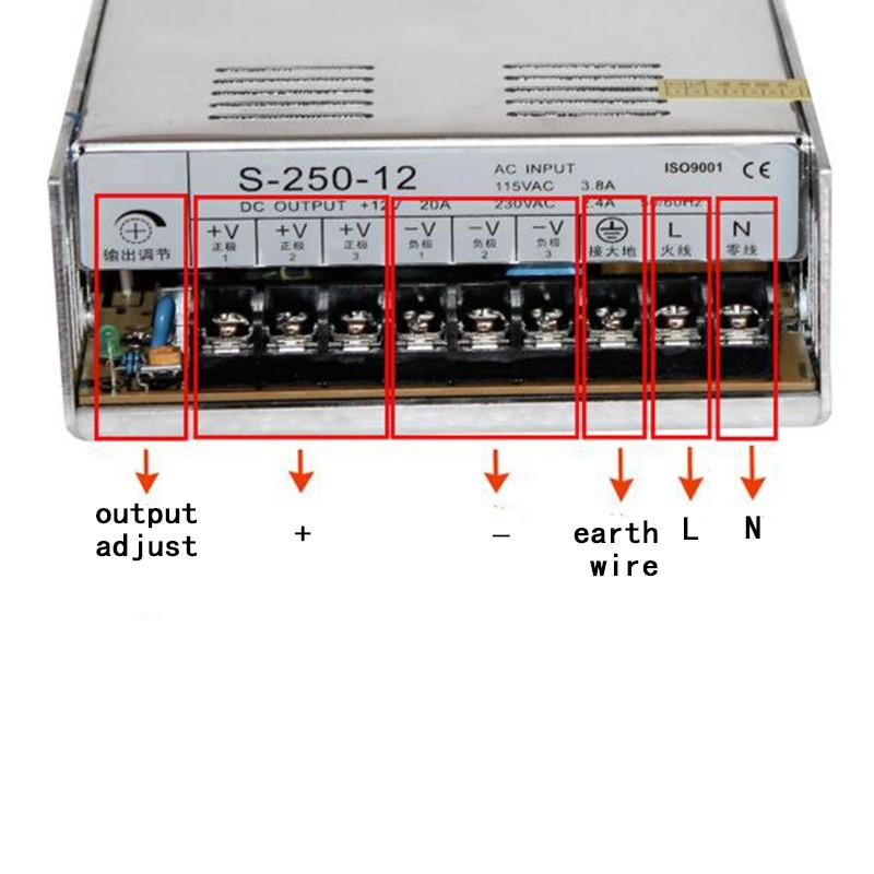Bộ Điều Khiển Đèn Led Ac 110-265v 5v 12v 24v 10w - 100w