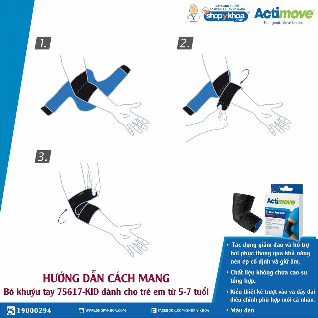 Bó khuỷu tay 75617-KID dành cho trẻ em từ 5-7 tuổi Actimove Elbow Support