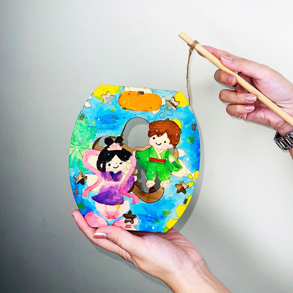 Lồng Đèn Sáng Tạo - Hằng &amp; Cuội Tung Tăng - Giftbrand GB09