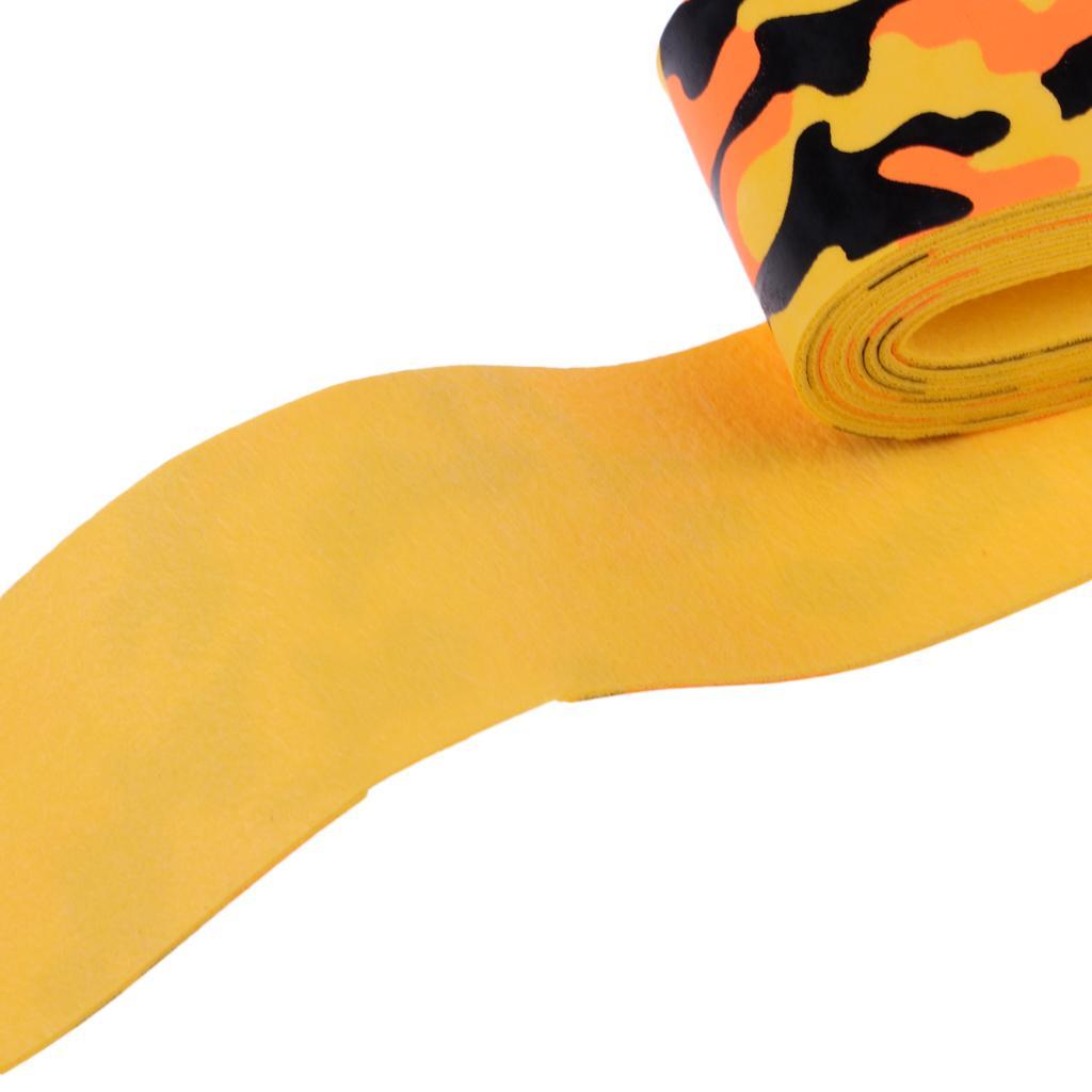 2-4pack Fishing Rod Wrap Tie Fastening Strap Belt Fishing Accessories Yellow