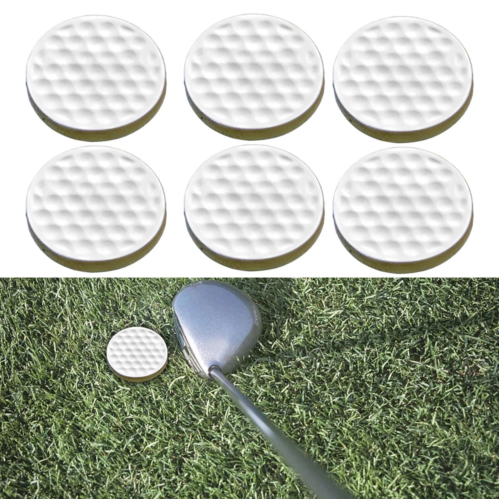 6x Golf Practice Ball Soft Sports Golf Balls Golf Swing Trainer for Putting Practice Driving Range Golf Equipment Men Women Golfer Gift