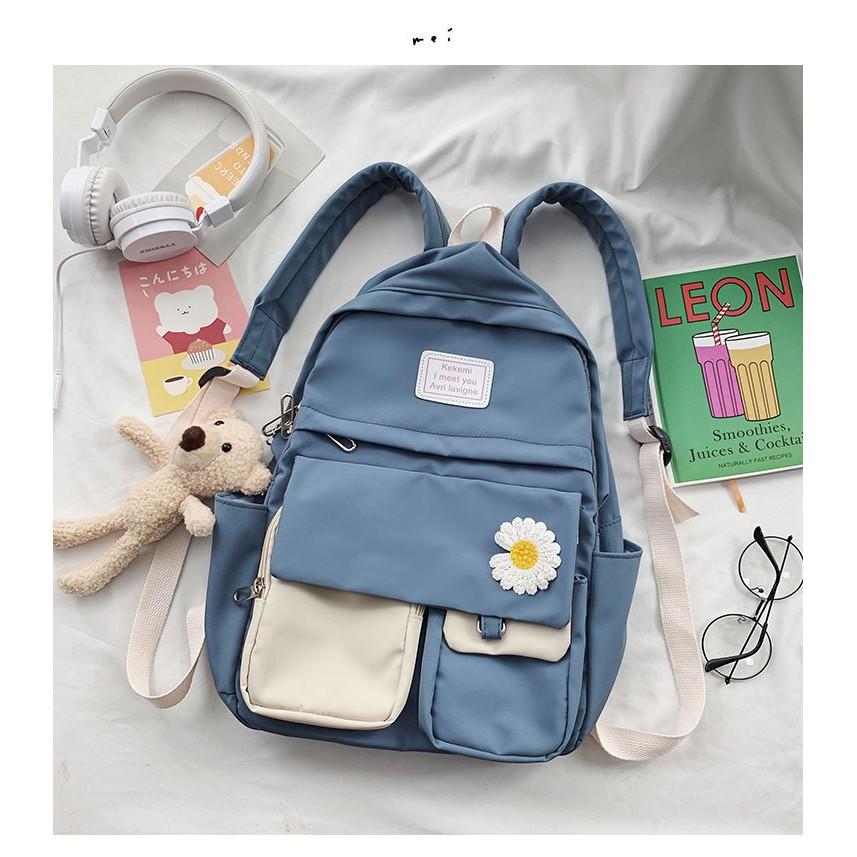 Balo thời trang, balo ULZZANG- BL210 vải siêu mềm mịn, chống thấm nước