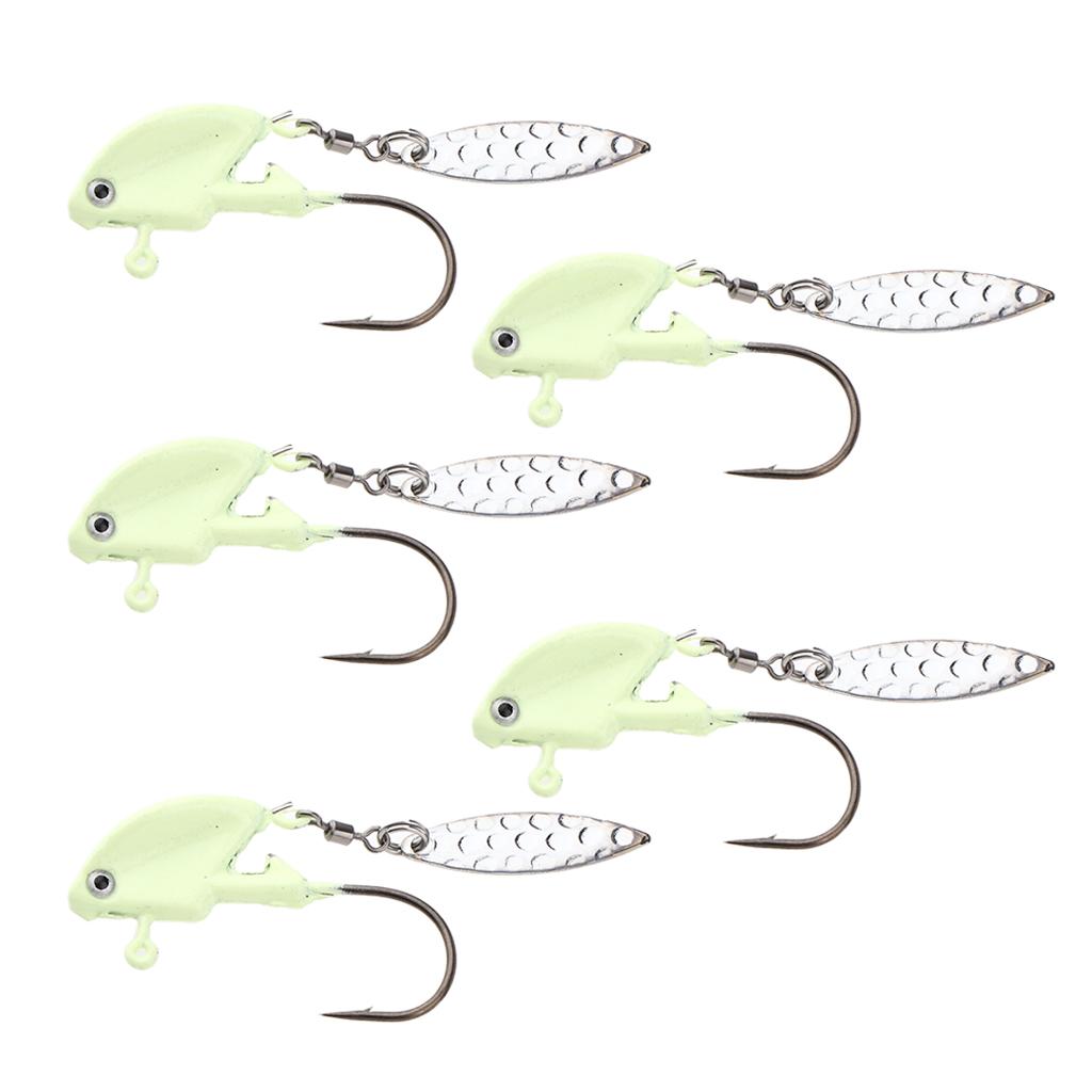 5 Pieces Fishing Jig Lure Freshwater Saltwater Bait Hook Tackle
