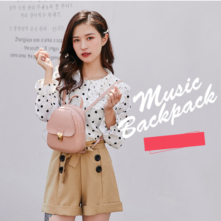 Balo Mini Nhỏ Xinh Bl30 Da Trơn Mới