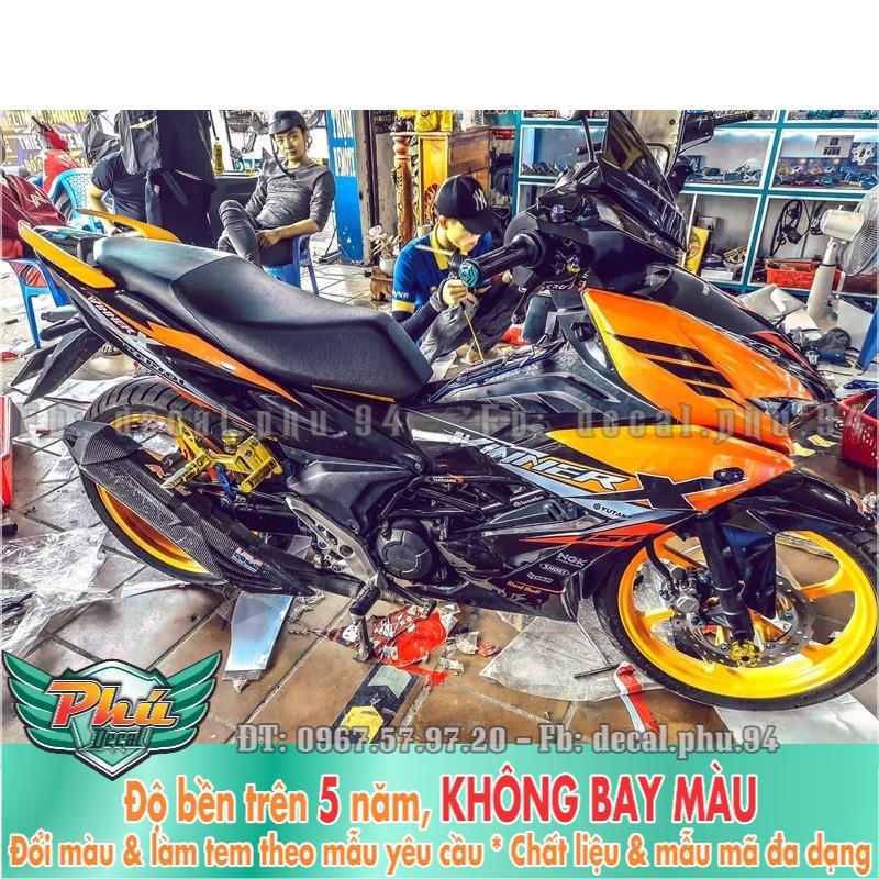 Tem rời Winner X Cam đen Mới
