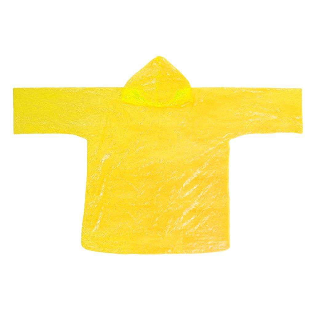 Disposable Rain Poncho, Emergency Poncho Waterproof Raincoat with Hood for Rainy Activities Outdoors