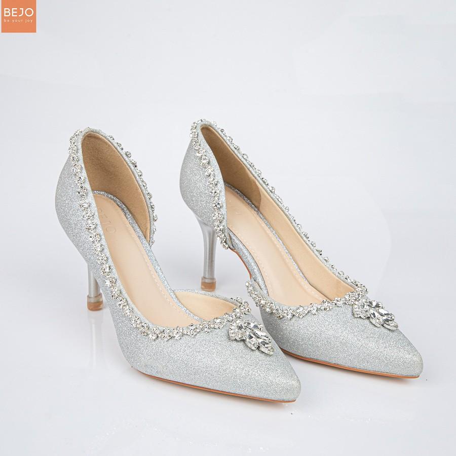 GIÀY CƯỚI - GIÀY CÔ DÂU BEJO H51 XOAN,MŨI NEO - WEDDING SHOES