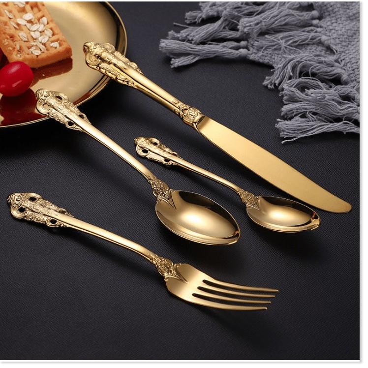 Bộ Dao Muỗng Nĩa bàn ăn phong cách quý tộc CUTLERY SET 4PCS CESAR