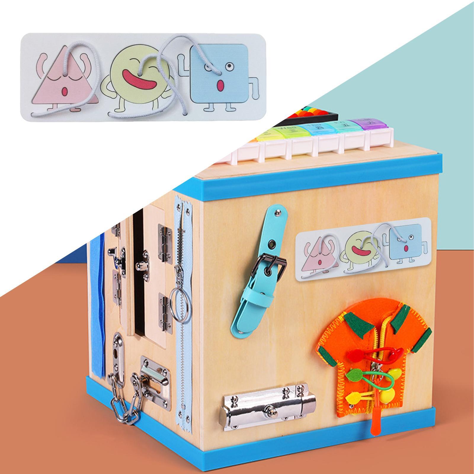 Sensory Board Accessories Cognition Toy Game for Kids Boy Birthday Gifts