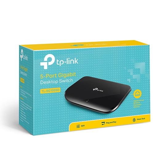 Bộ chia mạng TP-Link 5 cổng Gigabit TL-SG1005D - Hàng chính hãng