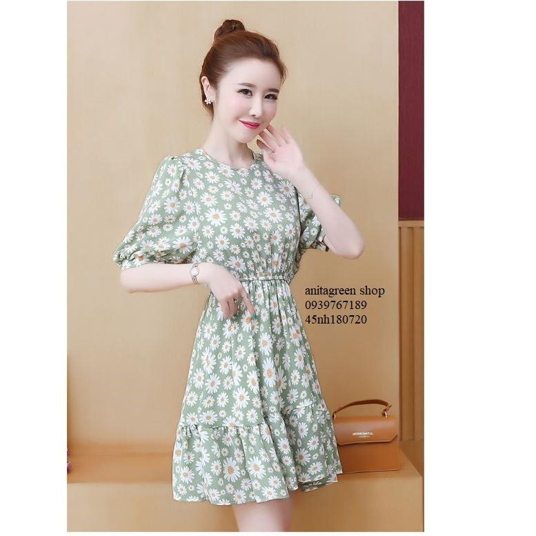 Nh180720-ĐẦM XÒE HOA CÚC TAY PHỒNG