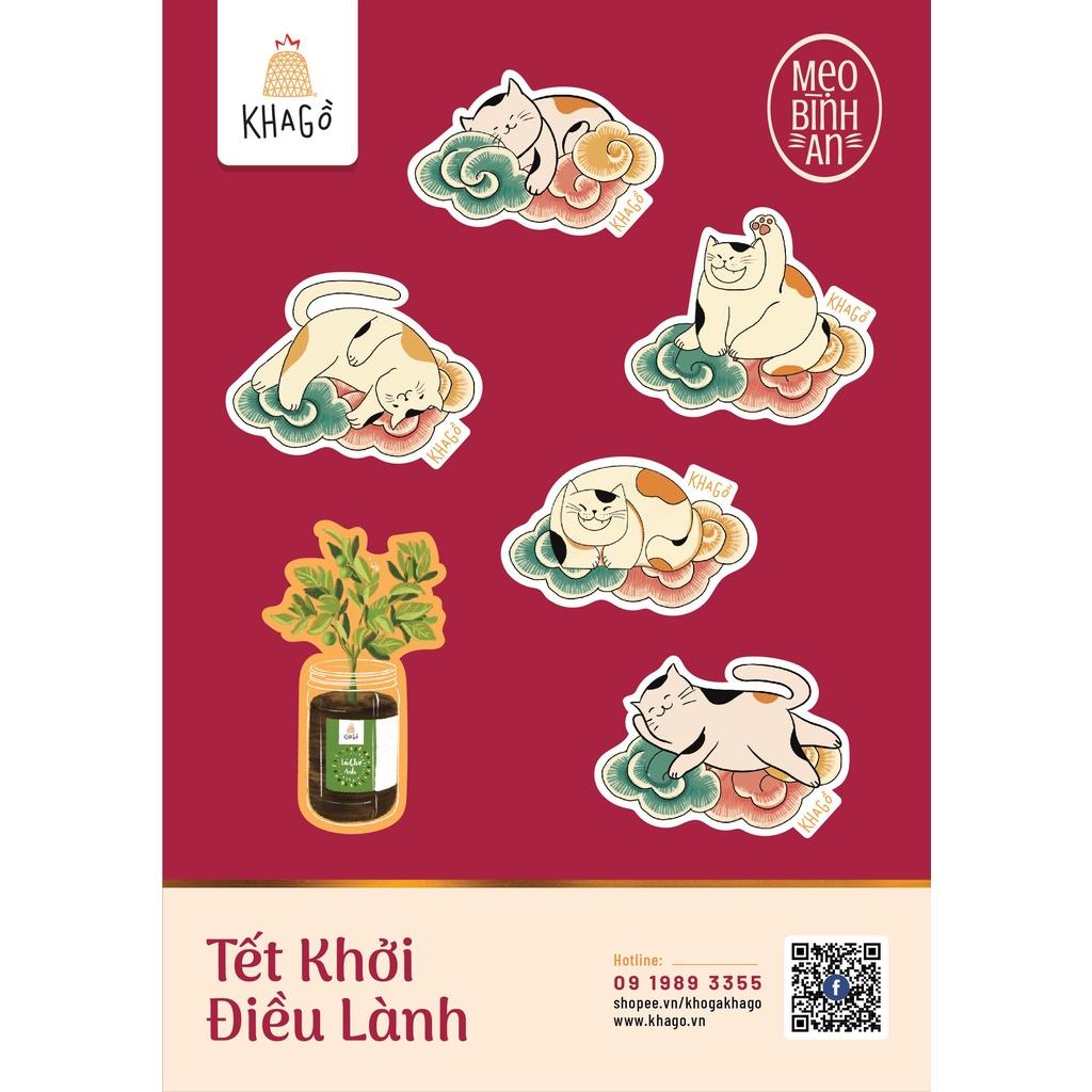 Sticker Tết 2023 |  Bộ Decal Dán Tết 2023 | Kha Gồ