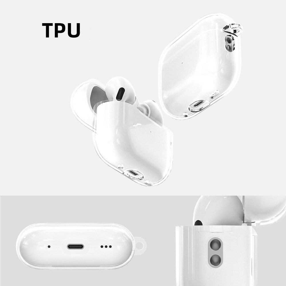 Ốp Silicone Trong Suốt cho Airpods Pro 3 - Hàng Chính Hãng