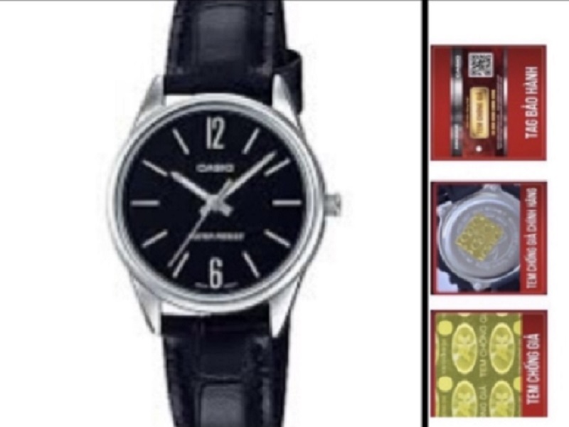 Đồng Hồ Casio Nữ Dây Da LTP-V005L-1BUDF