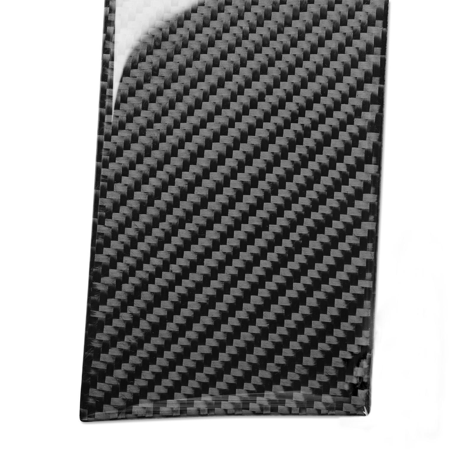 Interior Center Radio Control Cover Replacement Carbon Fiber Inner Accessories for Easy Installation High Performance
