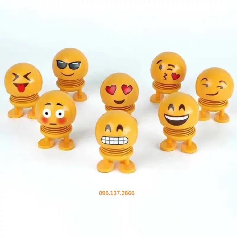 Đồ chơi thú nhún lò xo Emoji cảm xúc