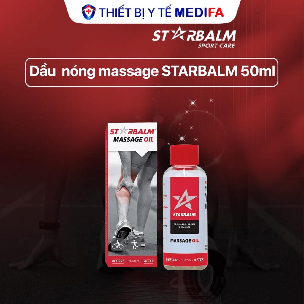 Dầu nóng xoa bóp Starbalm, massage thư giãn vùng da nhanh chóng, lọ 50ml