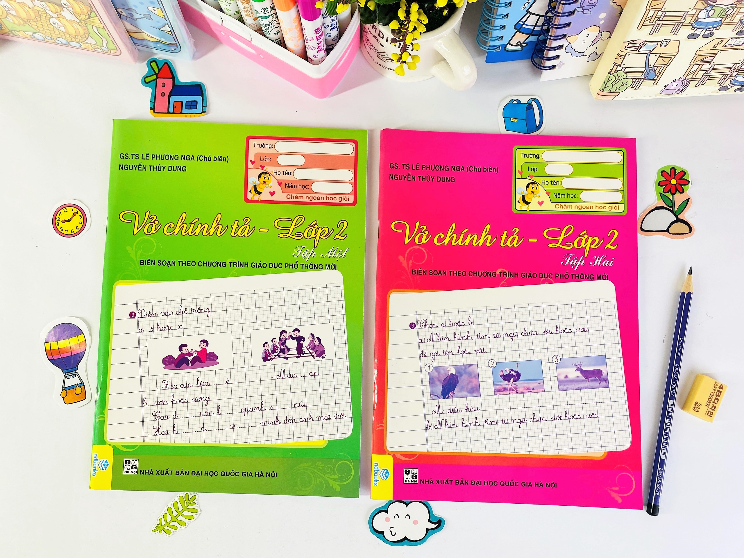 Sách - Combo 2 cuốn Vở Chính Tả Lớp 2 - ndbooks