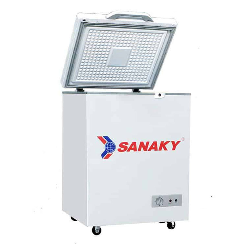 TỦ ĐÔNG MINI SANAKY 100 LÍT VH-1599HYKD ĐỒNG (R600A) - HÀNG CHÍNH HÃNG - CHỈ GIAO HCM