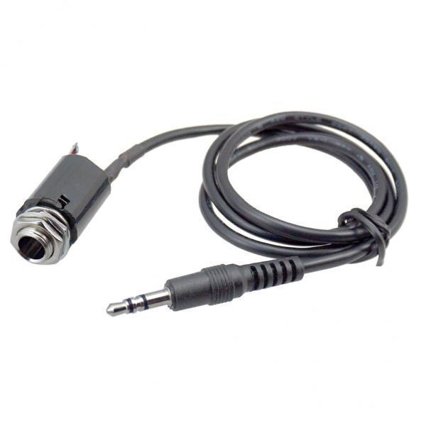 2-4pack Acoustic Guitar Piezo Pickup EQ Wire Cable with 6.35mm Endpin Output