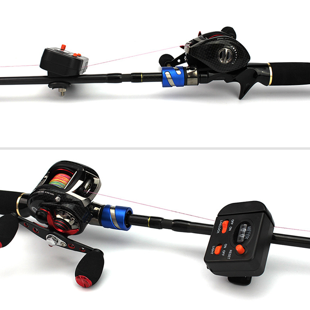 Máy đếm dây câu 99,9M, Màn hình kỹ thuật số, chất liệu ABS cho thời gian sử dụng lâu dài