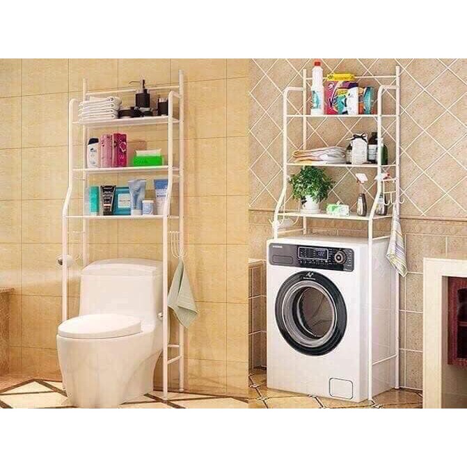 KỆ SẮT SAU MÁY GIẶT, TOILET CÓ SƠN TĨNH ĐIỆN CHẮC CHẮN