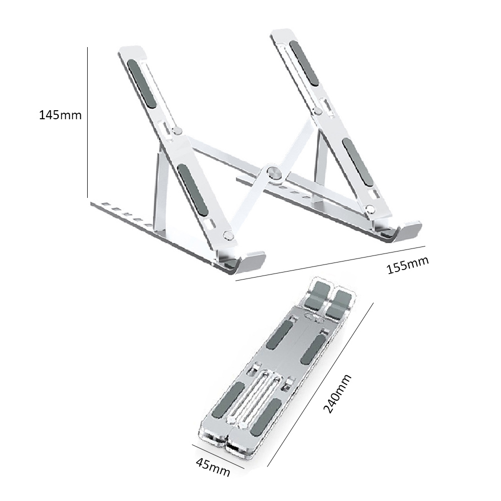 Giá đỡ máy tính xách tay có thể điều chỉnh 6 tầng chống trượt