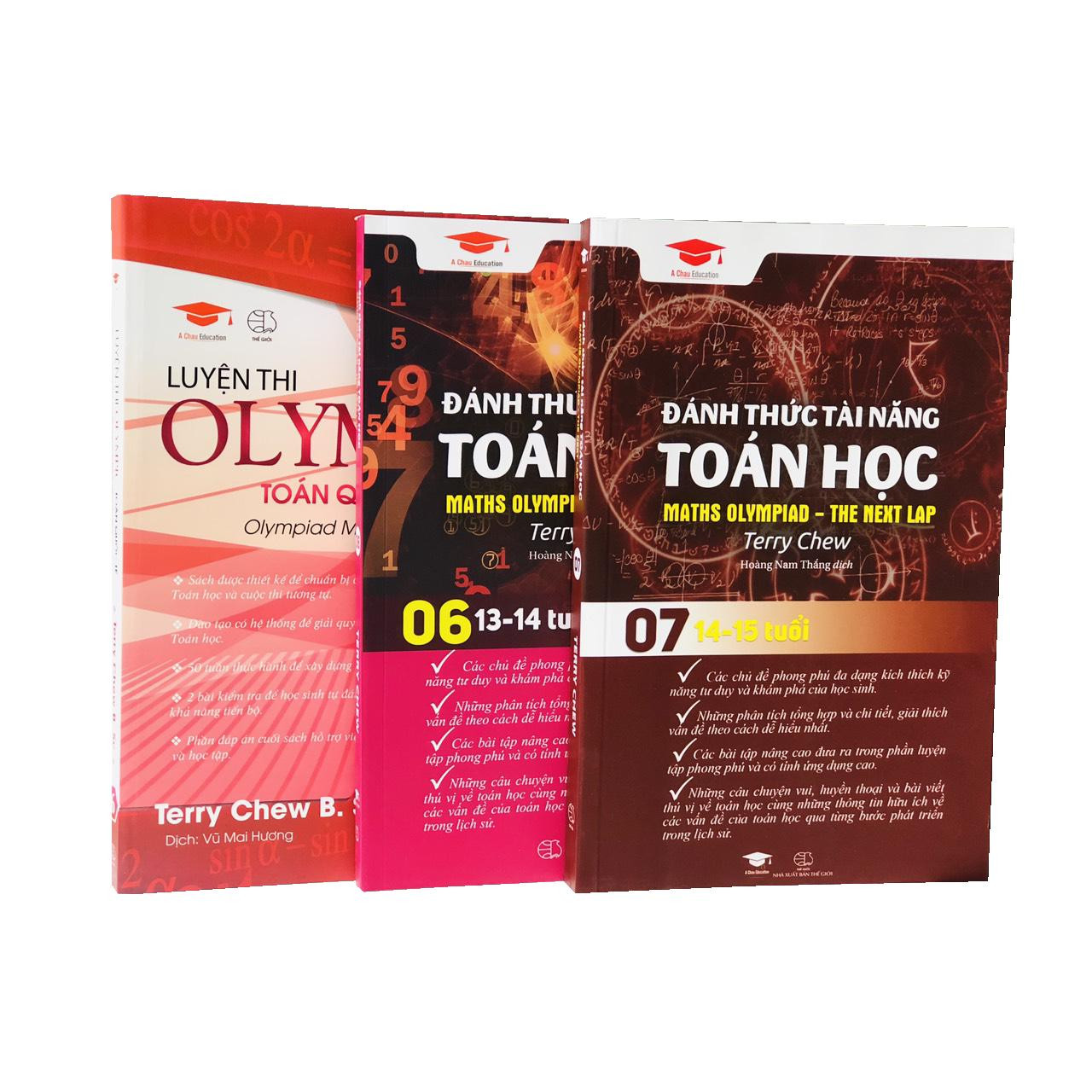 Toán Singapore: Đánh Thức Tài Năng Toán Học và Luyện thi Olympic Toán quốc tế  - Toán Lớp 7, lớp 8 &amp; lớp 9 (Song ngữ Anh - Việt )