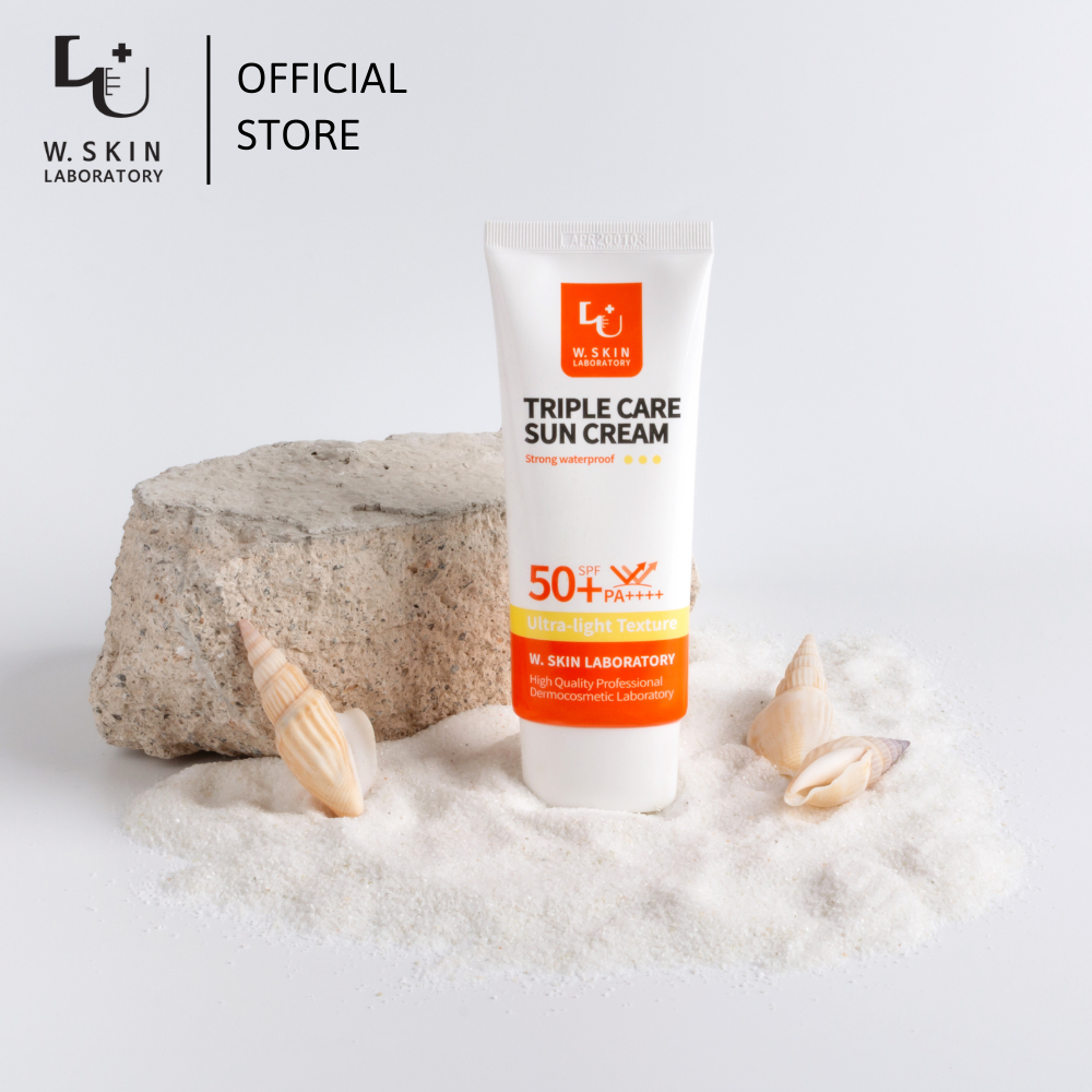 [Date 10/1/2025] Kem chống nắng Hàn Quốc TRIPLE CARE SUN CREAM SPF50+/ PA++++ (60ml) mỏng nhẹ, không gây bết dính, không để lại vệt trắng {Có tem phụ nhập khẩu chính ngạch}